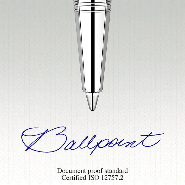 Alt view image 6 of 7 - QUINKflow Ballpoint Pen Ink Refills, Medium Tip, Blue, 3 Count