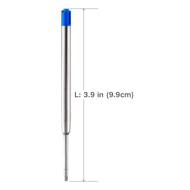 Alt view image 2 of 3 - Blue Ink Refills (6pcs), Replaceable Ballpoint Pens Refills