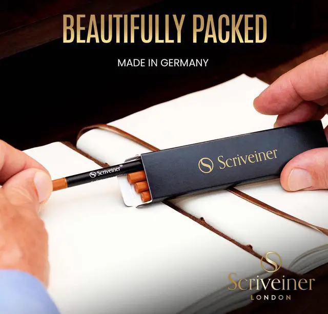Alt view image 3 of 7 - Rollerball Refill Black Fine - 4 Rollerball Refills Designed for Scriveiner Pens - Safety Ceramic Non Dry Roller Pen Refill F - Schmidt 888 Size Made in Germany