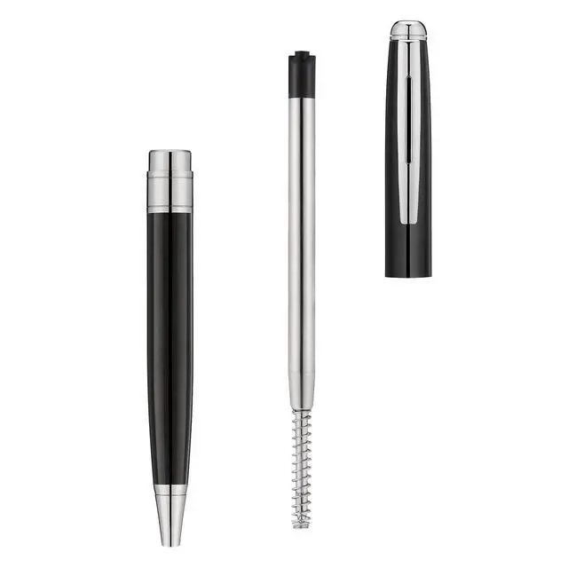 Alt view image 3 of 4 - Ballpoint Ink Pen Refills for Parker Pen Refill for Twist Rollerball Pens (Black, 1MM Medium Tip, Pack of 10)