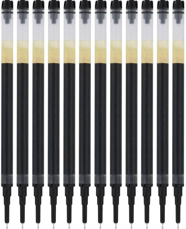 Main image of Pen Precise V5 RT Liquid Rollerball Ink Pens, Black Ink, 12-Pack