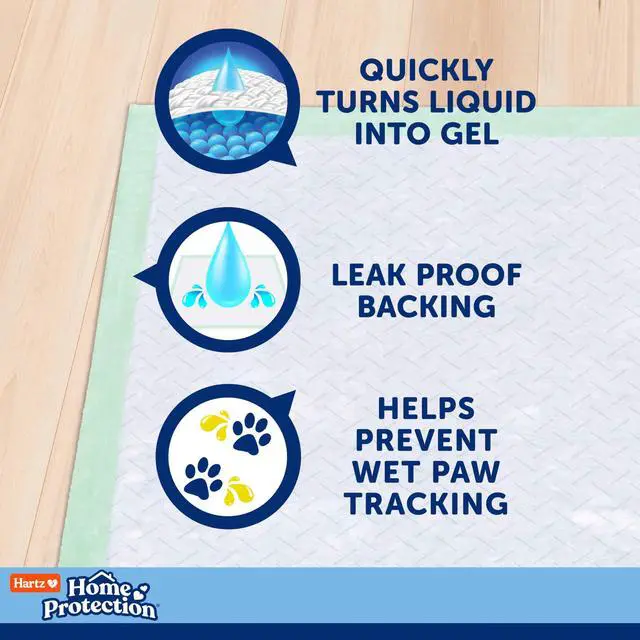 Alt view image 5 of 6 - Home Protection Super Absorbent Odor Eliminating No Leaks Dog Pads, 50 Count