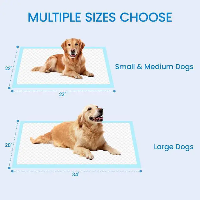 Alt view image 5 of 6 - 22" x 23" Pee Pads for Dogs, 6 Layers Super Absorbent,10 Count