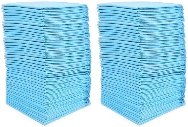 Main image of (100 Pads) Ultra Absorbency Pet Toilet Training Pads 18" x 13" Moisture Locking Technology Turns Liquid into Gel - Perfect for Rabbits and Guinea Pigs