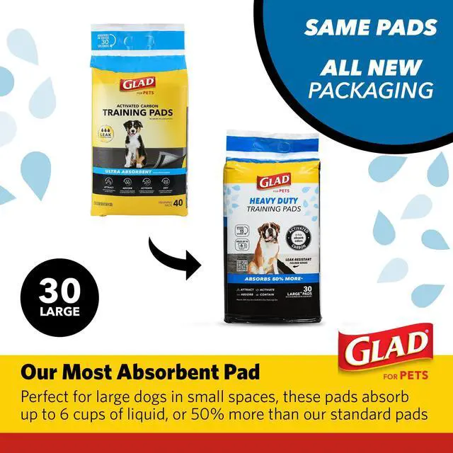 Alt view image 2 of 6 - Pets XL Charcoal Training Pads, Heavy Duty, 24x24 in, 30 Count