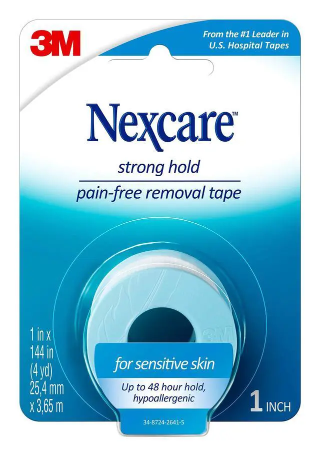 Alt view image 2 of 7 - Strong Yet Pain Free Tape, Tears Easily, For Sensitive Skin, 1 Roll
