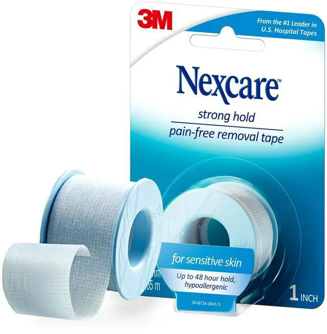 Main image of Strong Yet Pain Free Tape, Tears Easily, For Sensitive Skin, 1 Roll
