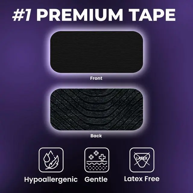 Alt view image 2 of 7 - Premium Tape (30 Pack) - Pain Free Removal, Hypoallergenic