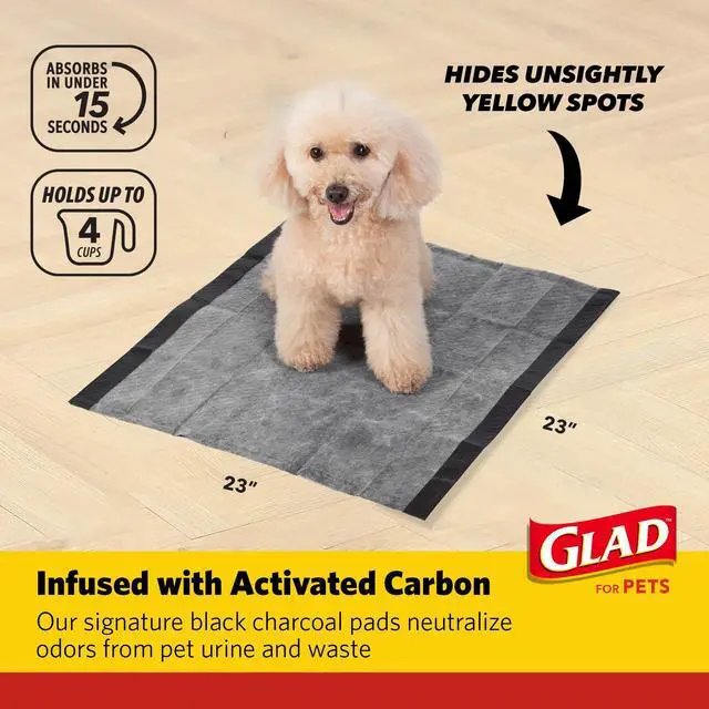 Alt view image 3 of 7 - Pets Activated Carbon Disposable Dog Training Pads, 14 Count