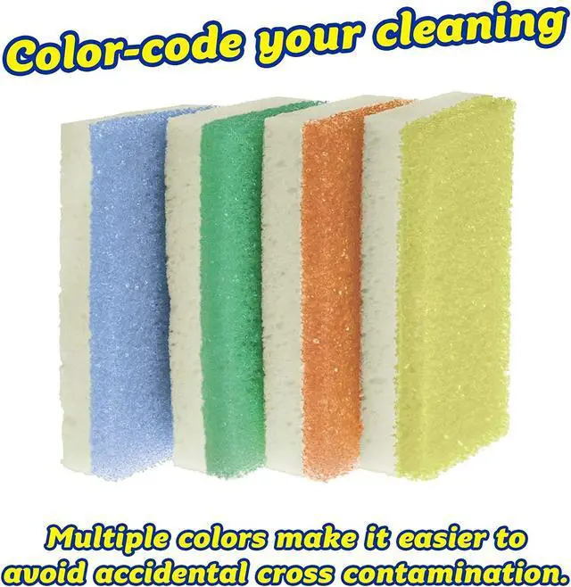 Alt view image 3 of 7 - 4-Pack Durable Sponges