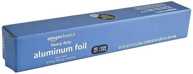 Alt view image 2 of 7 - Heavy Duty Non-Stick Aluminum Foil for Cooking, Grilling and Food Storage, Food Safe, 95 Sq Ft