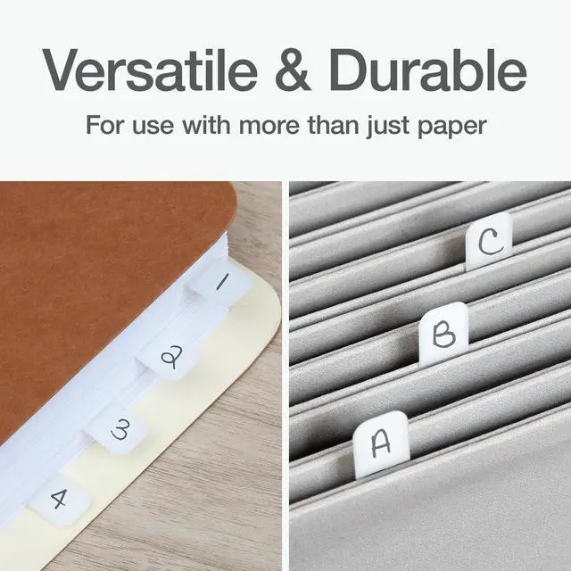 Alt view image 5 of 7 - RTG31010, Permanent Stick Write-On Index Tabs, 416 / Pack, White, (Pack of 1)