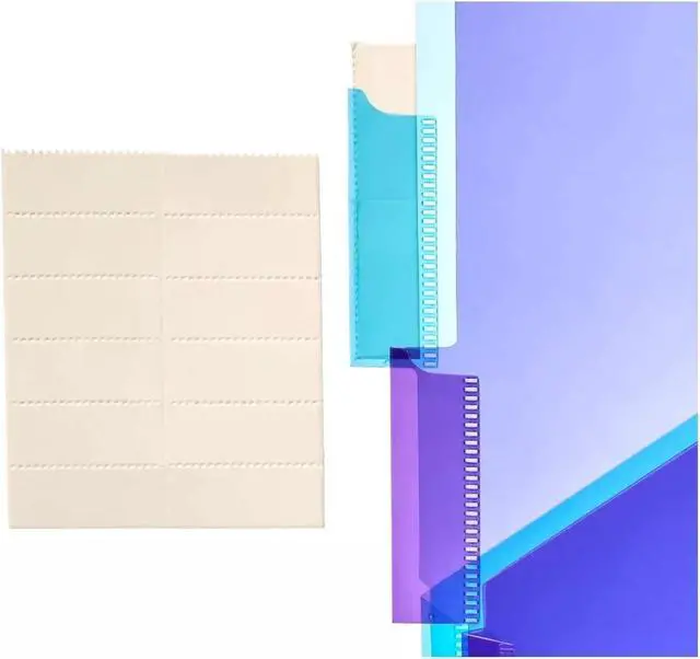 Alt view image 3 of 4 - 5-Tab Dividers for 3 Ring Binder, Two Pocket, Letter Size, Assorted Colors, 15 Count