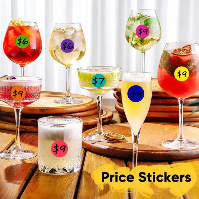 Alt view image 6 of 6 - 1400 PCS Colored Dot Stickers Round Color Coding Labels Classroom Must Haves, Circle Dots Labels Price Stickers Polka Circle Dot Stickers Label Stickers for Kids Office, Classroom Decor, Papers Etc