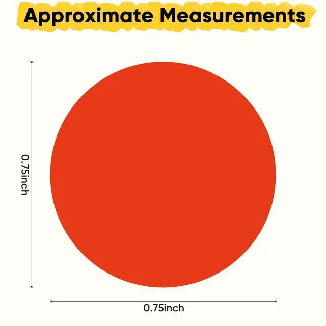 Alt view image 2 of 6 - 1400 PCS Colored Dot Stickers Round Color Coding Labels Classroom Must Haves, Circle Dots Labels Price Stickers Polka Circle Dot Stickers Label Stickers for Kids Office, Classroom Decor, Papers Etc
