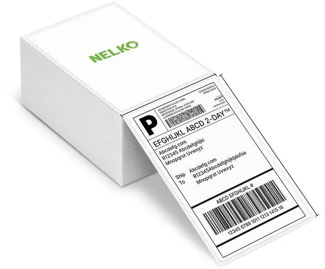 Main image of 4x6 Thermal Labels Fanfold, 500 Shipping Labels for Label Printer