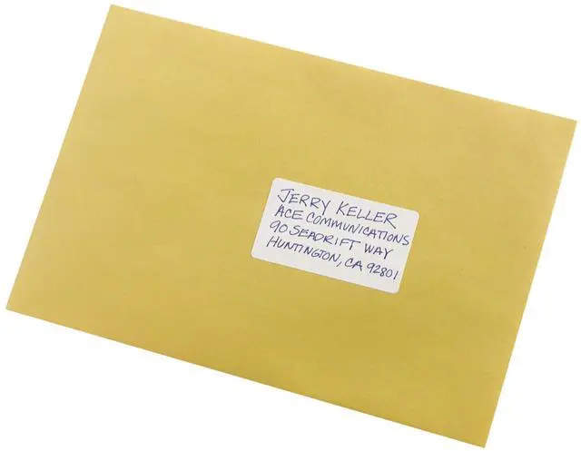 Alt view image 2 of 4 - Multi-Use Permanent Labels, 1.5" x 2.75", White, Non-Printable, 76 Blank Labels Total (6117)