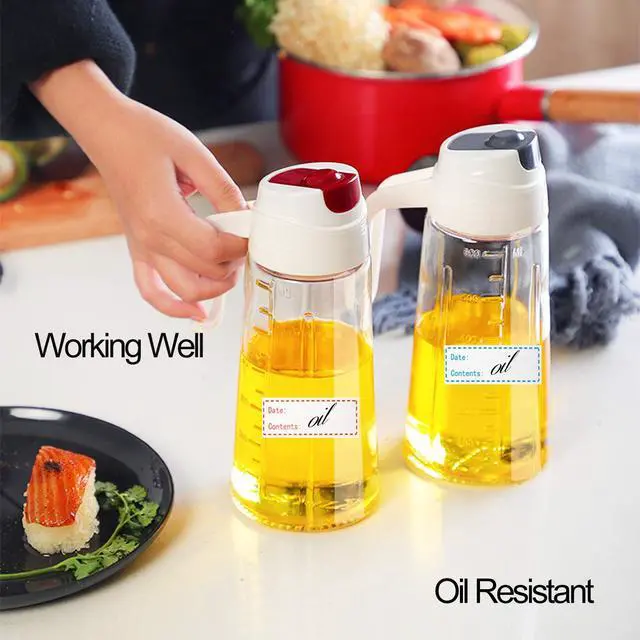 Alt view image 6 of 7 - 300pcs Removable Freezer Labels, 1 x 3 Inch Food Labels, Refrigerator Freezer Tape Label Easy Clean Leaves No Residue, 2 Color Label Stickers Roll