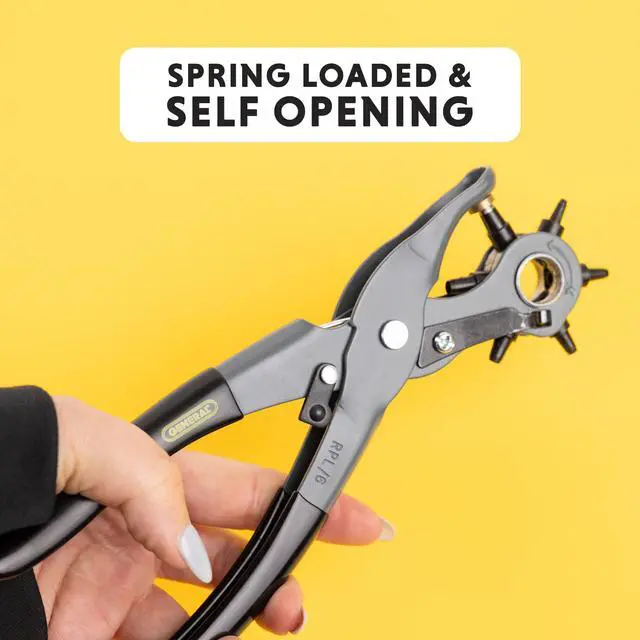 Alt view image 5 of 7 - Leather Hole Punch for Belts, Fabric & Crafts Model 72
