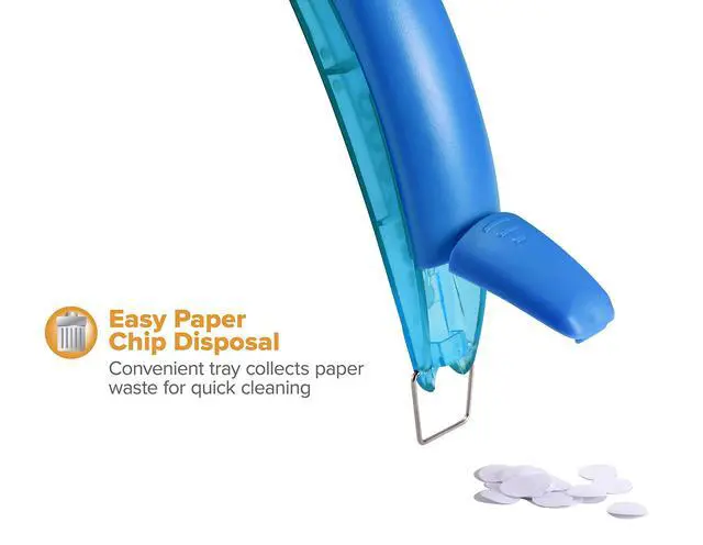 Alt view image 4 of 6 - Bostitch Office inLIGHT Reduced Effort One-Hole Punch, One Unit per Package, Assorted Colors, No Color Choice (2401)