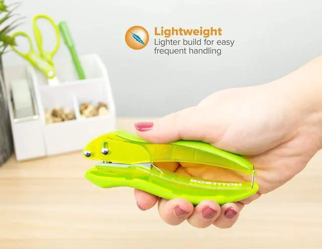 Alt view image 5 of 6 - Bostitch Office inLIGHT Reduced Effort One-Hole Punch, One Unit per Package, Assorted Colors, No Color Choice (2401)