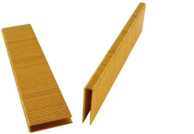 Main image of 9015 5/8-Inch Length x 1/4-Inch Narrow Crown x 18 Gauge Galvanized Finish Staples (5,000 per box)