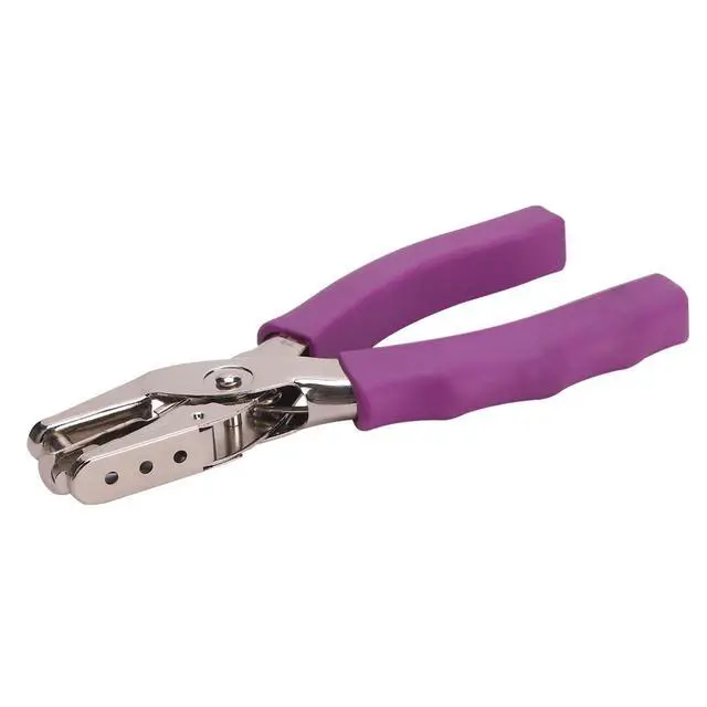 Alt view image 7 of 7 - 1 Hole Punch 1/4 inch of Single Whole Punchwith Soft Grip Handles, with 6 Sheet Capacity, Perfect for Home Office School Supplies.3 PCS
