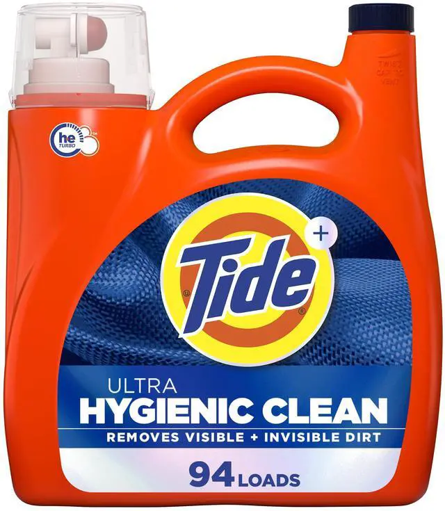 Main image of Ultra Hygienic Clean Liquid Laundry Detergent, Original Scent, 132 fl oz, 94 Loads, Removes visible and invisible dirt, Laundry Detergent Liquid