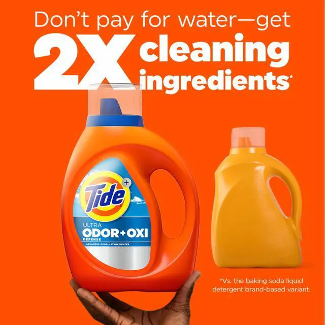 Alt view image 6 of 7 - Ultra Odor Defense Plus Oxi Liquid Laundry Detergent, 132 fl oz, 94 Loads, Advanced Odor and Stain Fighting Laundry Detergent Liquid