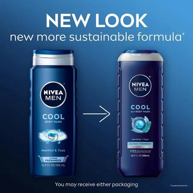 Alt view image 2 of 7 - Cool 3-in-1 Body Wash with Menthol, Multipack, 3 x 16.9 FL OZ