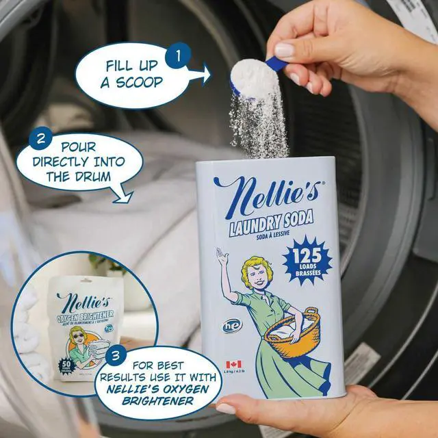 Alt view image 4 of 7 - Laundry Soda | Laundry Detergent Powder, 125 Load | Made in Canada