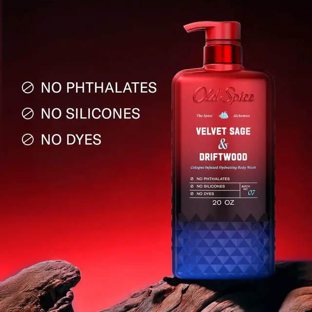 Alt view image 3 of 7 - Body Wash for Men, The Spice Alchemist Collection, 24/7 Cologne Infused Hydration, No Trade Off Formula, Free of Phthalates Silicones & Dyes, Velvet Sage + Driftwood Scent, 20 oz