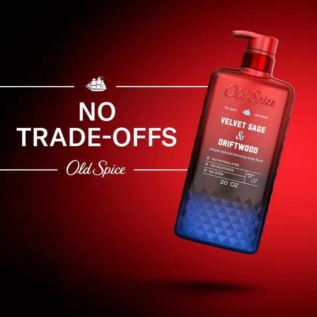 Alt view image 6 of 7 - Body Wash for Men, The Spice Alchemist Collection, 24/7 Cologne Infused Hydration, No Trade Off Formula, Free of Phthalates Silicones & Dyes, Velvet Sage + Driftwood Scent, 20 oz