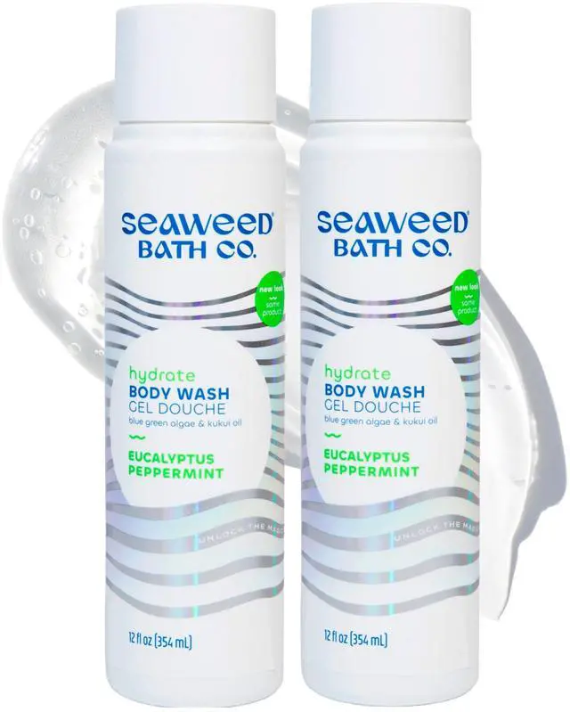 Main image of Hydrate Body Wash, Eucalyptus Peppermint 12 oz (Pack of 2)