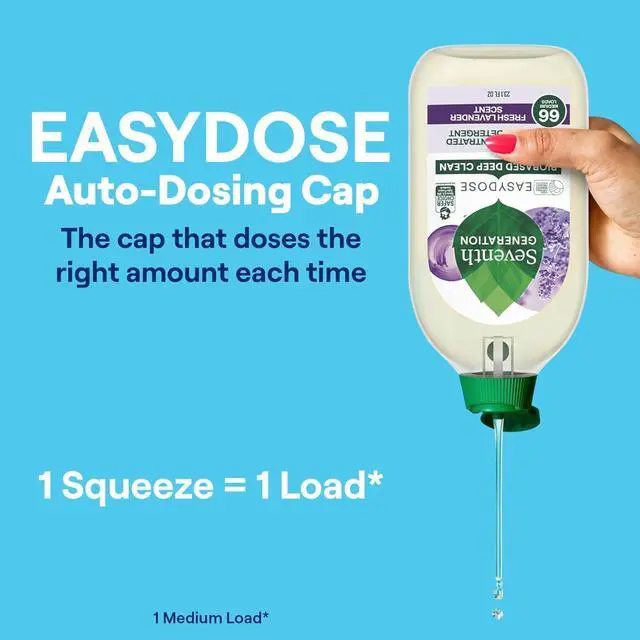 Alt view image 5 of 7 - EasyDose Laundry Detergent Fresh Lavender Ultra Concentrated Washing Detergent 23 oz