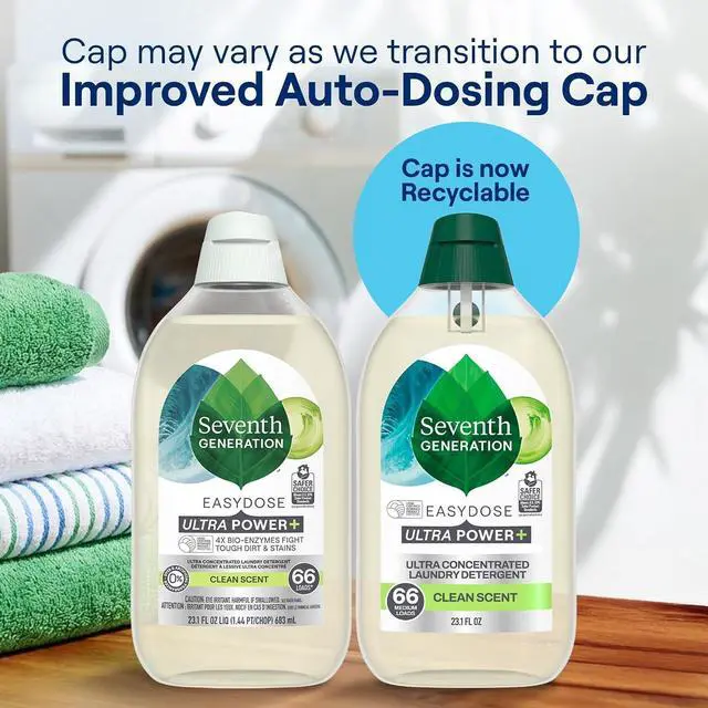 Alt view image 3 of 7 - Laundry Detergent Ultra Concentrated Clean Scent oz 2 Pack 132 Loads, Clear, Power Plus, 23.1 Ounce