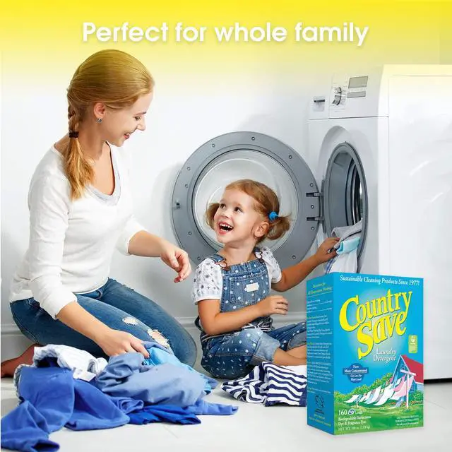 Alt view image 6 of 6 - - HE Natural Laundry Detergent Clear and Free of Fillers and Chemicals - Sensitive Washing Detergent Safe for Babies - Laundry Detergent, 100 oz (160 loads)