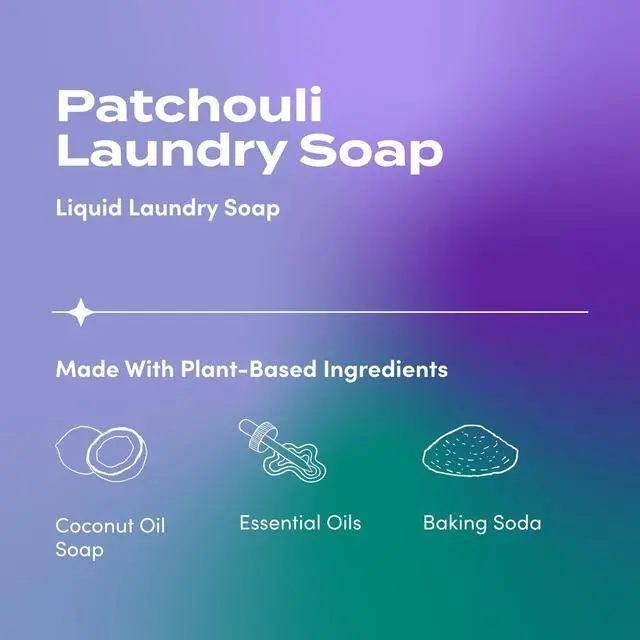 Alt view image 2 of 7 - Laundry Liquid Clean Patchouli, 64 Fl Oz