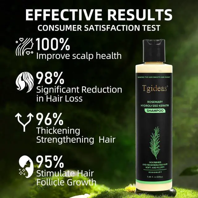 Alt view image 6 of 7 - Rosemary Biotin Volumizing Shampoo for Thinning Hair, 7.4 Fl Oz