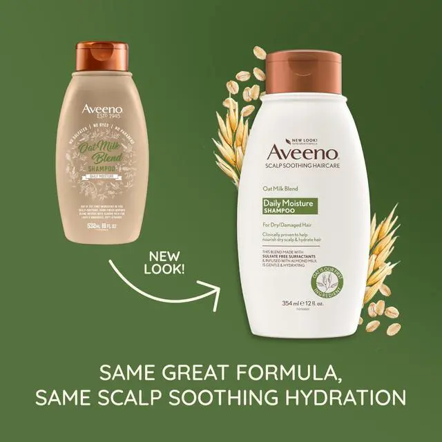Alt view image 2 of 7 - Oat Milk Blend Moisturizing Shampoo, Ultra-Hydrating, for Dry, Damaged Hair, 12 fl oz