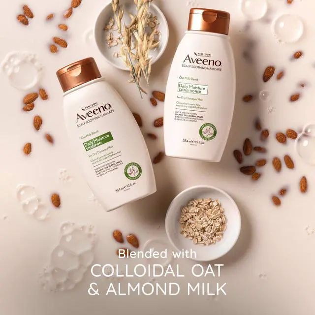 Alt view image 5 of 7 - Oat Milk Blend Moisturizing Shampoo, Ultra-Hydrating, for Dry, Damaged Hair, 12 fl oz