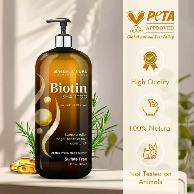 Alt view image 2 of 7 - Biotin Volumizing Shampoo - 16 Fl Oz
