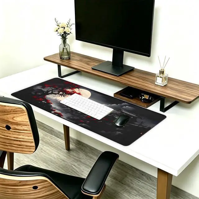 Alt view image 7 of 7 - Mouse Pad Gaming Mousepad,Large Mousepads for Keyboard and Mouse,Suitable for School,Office,Home,31.5 x 11.8 Inch