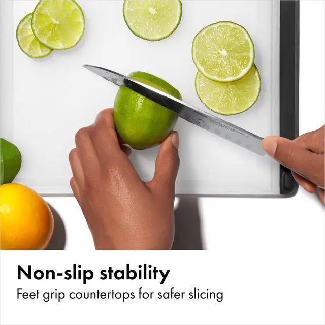 Alt view image 4 of 7 - Good Grips 2-Piece Plastic Cutting Board Set - Double-Sided