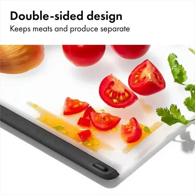 Alt view image 7 of 7 - Good Grips 2-Piece Plastic Cutting Board Set - Double-Sided