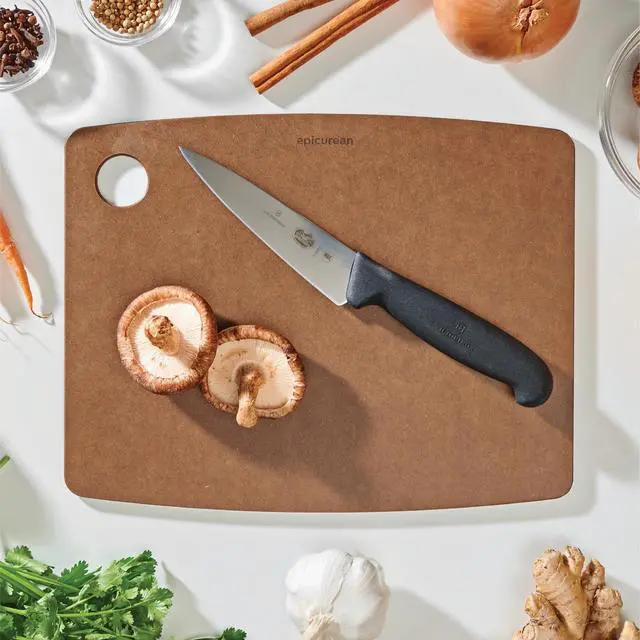 Alt view image 2 of 6 - Kitchen Series 11.5" × 9" Cutting Board in Nutmeg