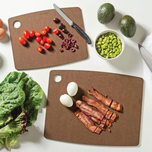 Alt view image 6 of 6 - Kitchen Series 11.5" × 9" Cutting Board in Nutmeg