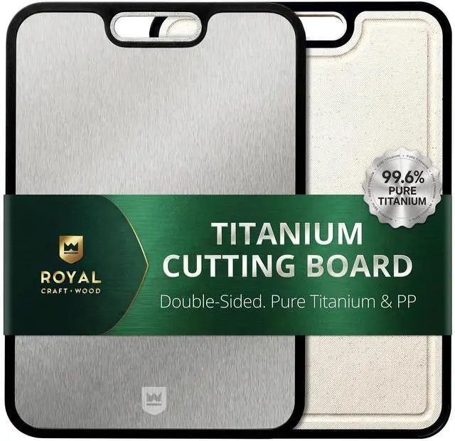 Main image of Cutting Board with Juice Groove - Kitchen Chopping Board for Meat Cheese and Vegetables, Heavy Duty Serving Tray