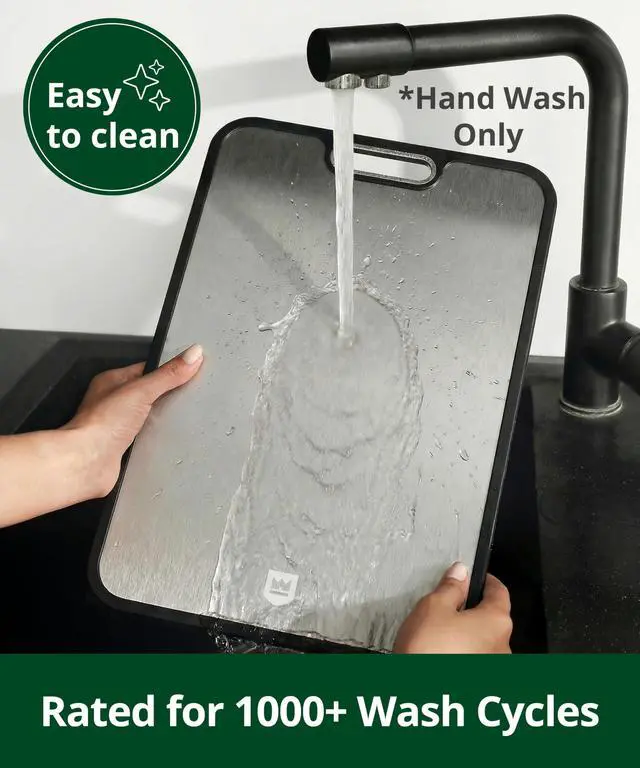 Alt view image 6 of 7 - Cutting Board with Juice Groove - Kitchen Chopping Board for Meat Cheese and Vegetables, Heavy Duty Serving Tray