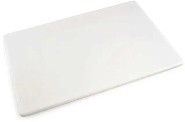 Main image of Commercial Grade Plastic Cutting Board 18 x 12 x 1/2 Thick High Density White Poly, NSF Certified and Dishwasher Safe for Food Service
